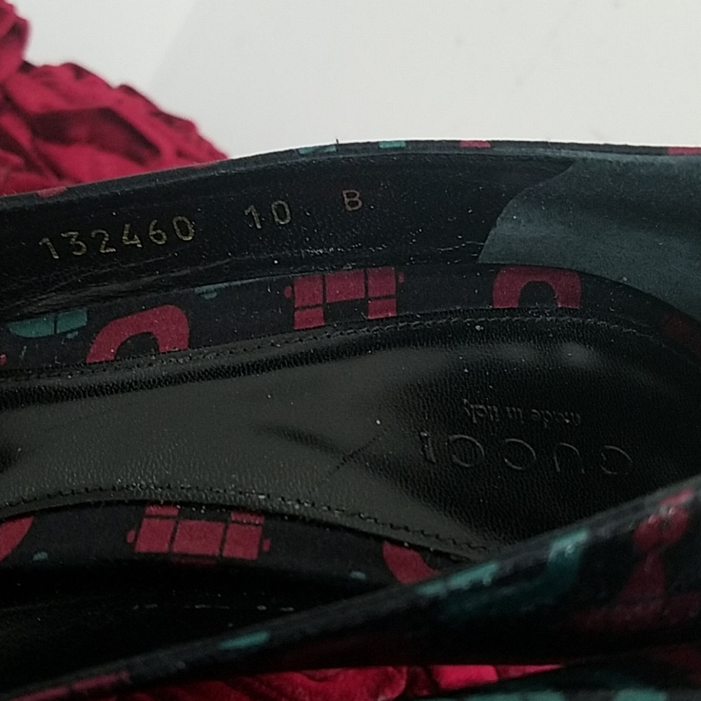 Gucci crystal horsebit accent peeptoe - Picture 6 of 7